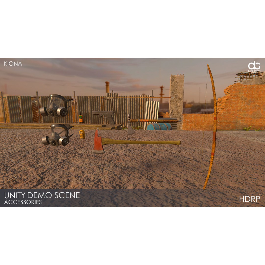 Kiona 3D Model – Low Poly Adventure Character, FBX & Unity - View 32