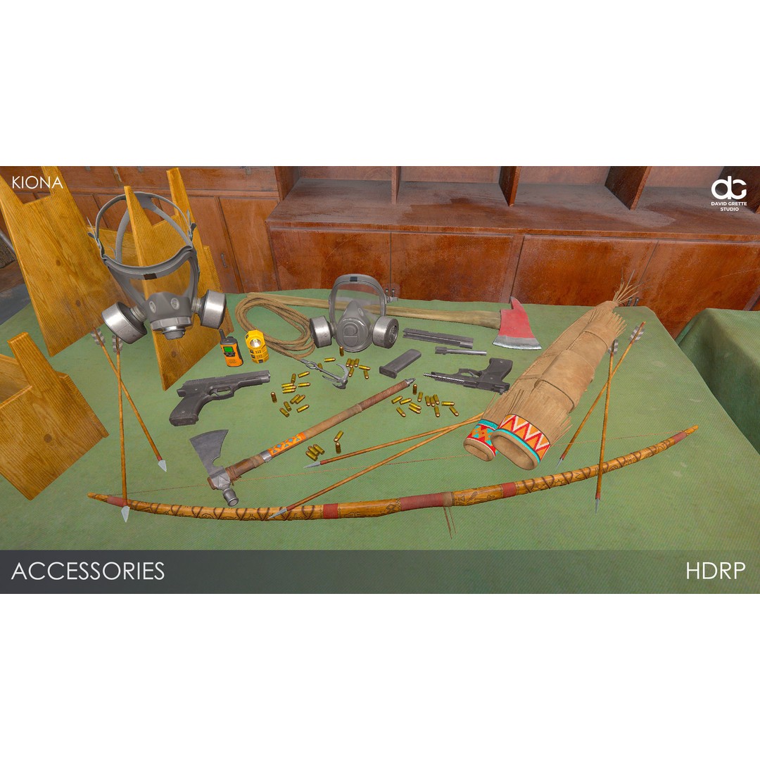 Kiona 3D Model – Low Poly Adventure Character, FBX & Unity - View 33