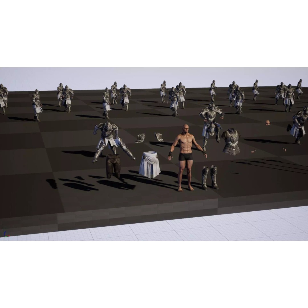 Lion Guardian 3D Model – Low Poly Game Asset, Rigged, PBR Textures - View 29