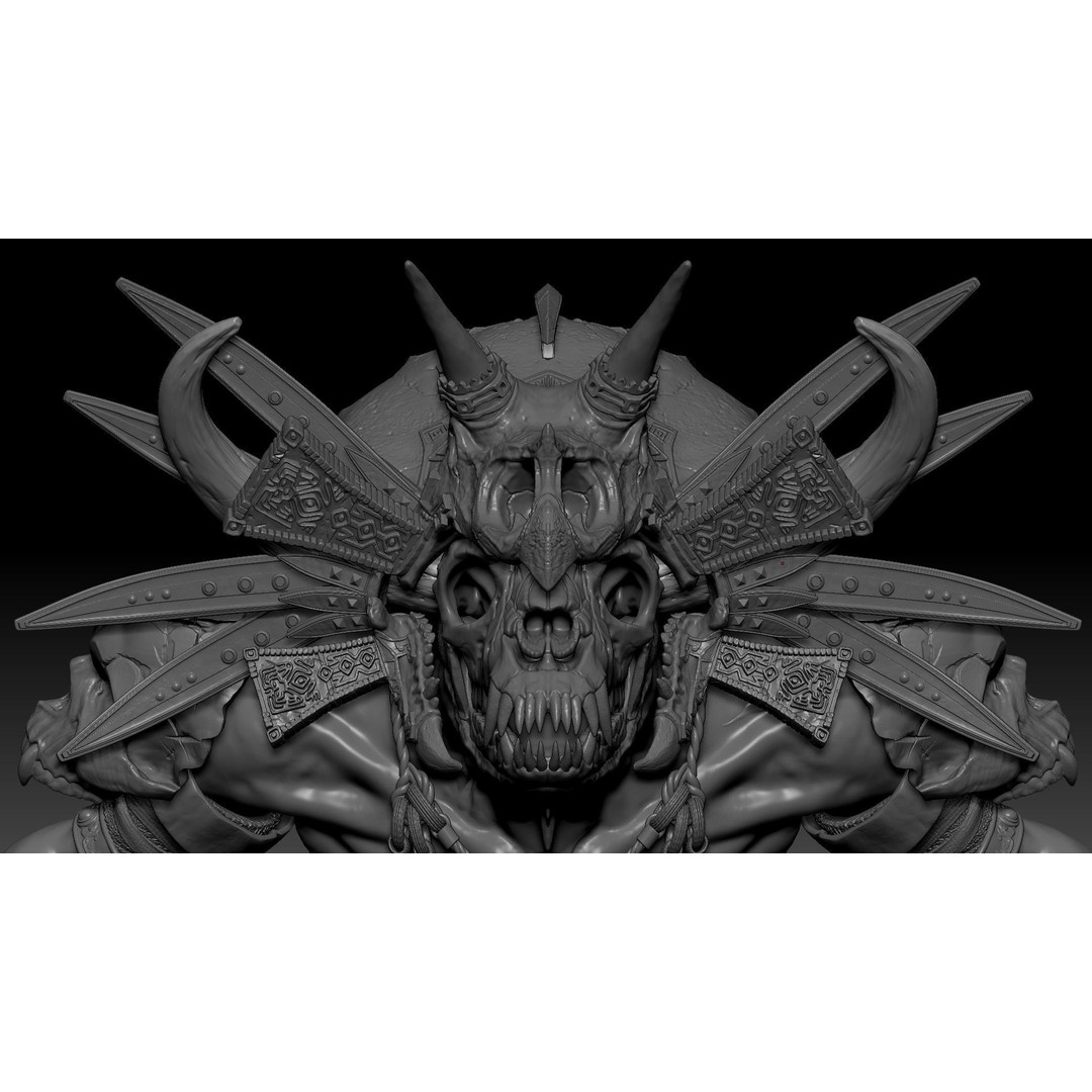 Gloomfang Beast 3D Model – Rigged Low-Poly Game Asset, FBX, PBR - View 23