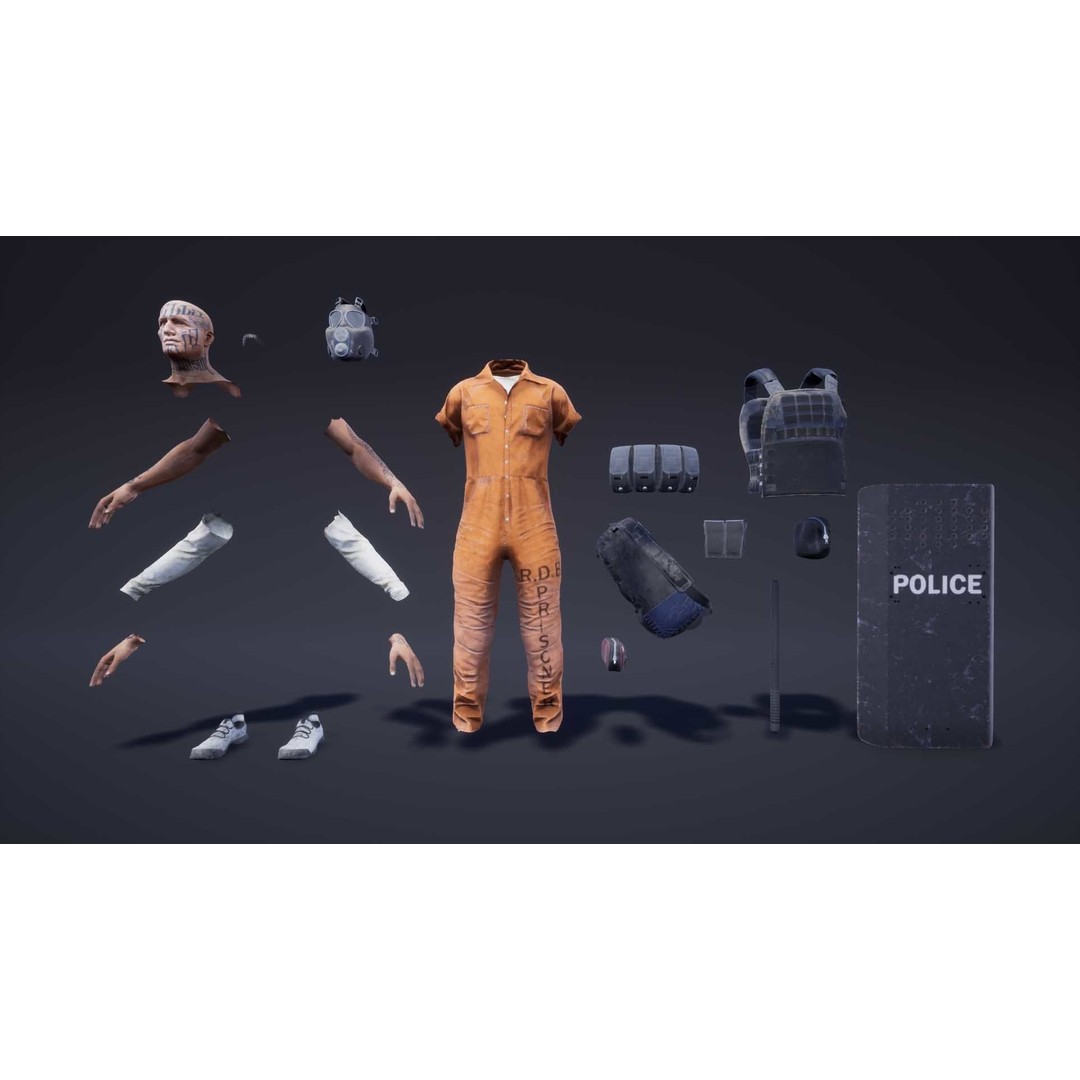Adventure Characters Pack 3D Model – Low Poly Game Asset, FBX, Rigged - View 23