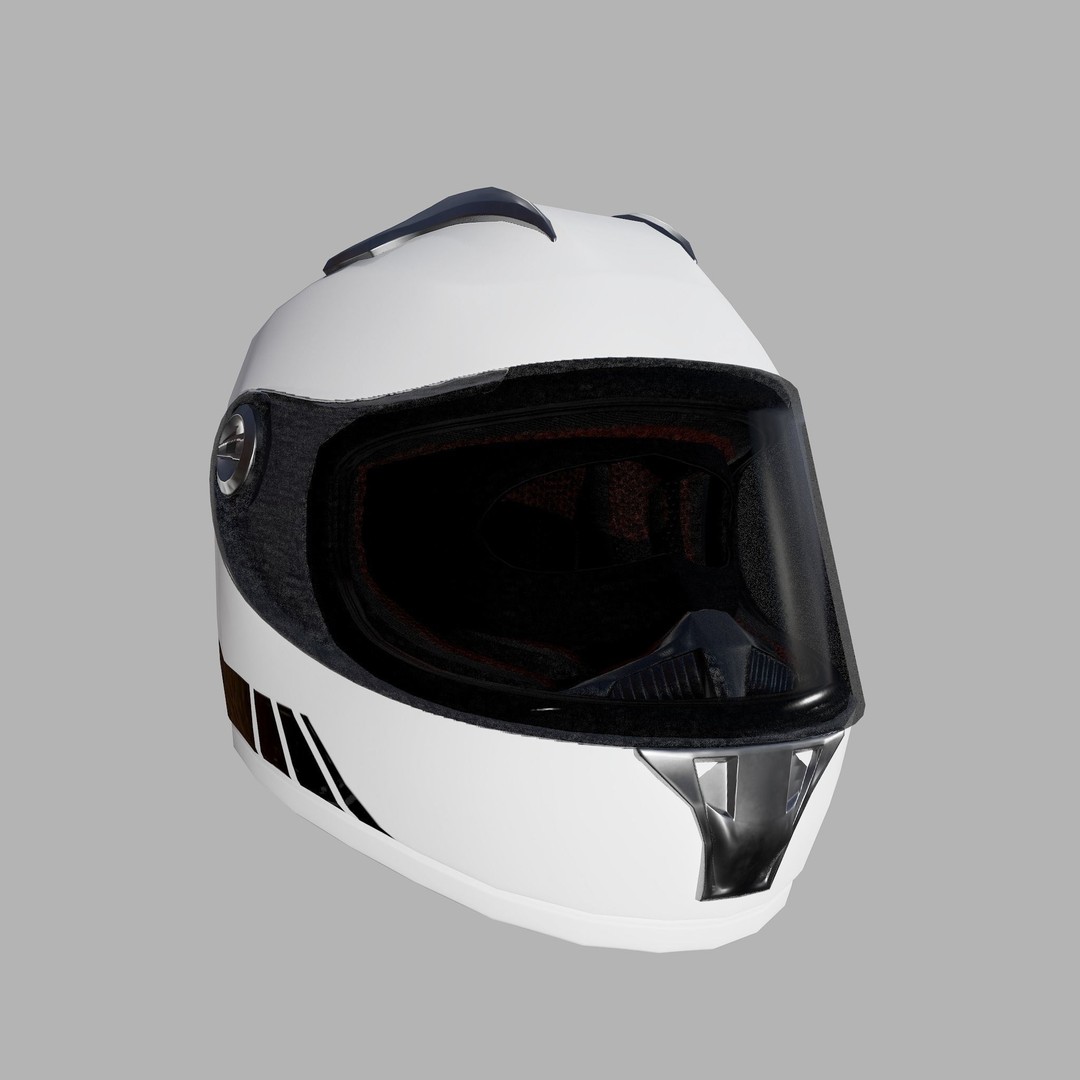 Lady Biker 3D Model – Low Poly Game-Ready Character, FBX - View 24
