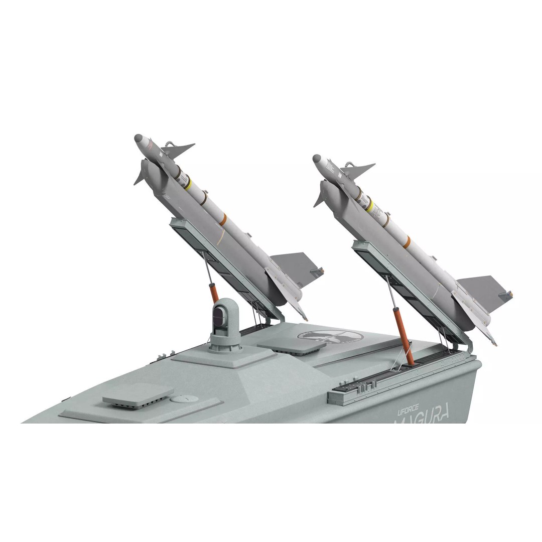 Magura Ukrainian Naval Drone 3D Model – Low Poly Game-Ready, FBX - View 7
