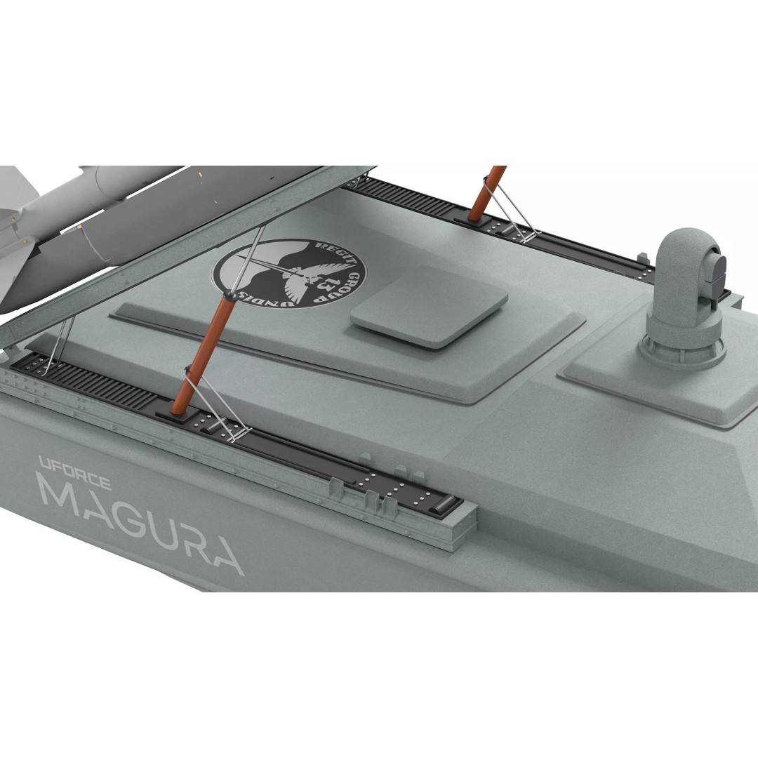 Magura Ukrainian Naval Drone 3D Model – Low Poly Game-Ready, FBX - View 9