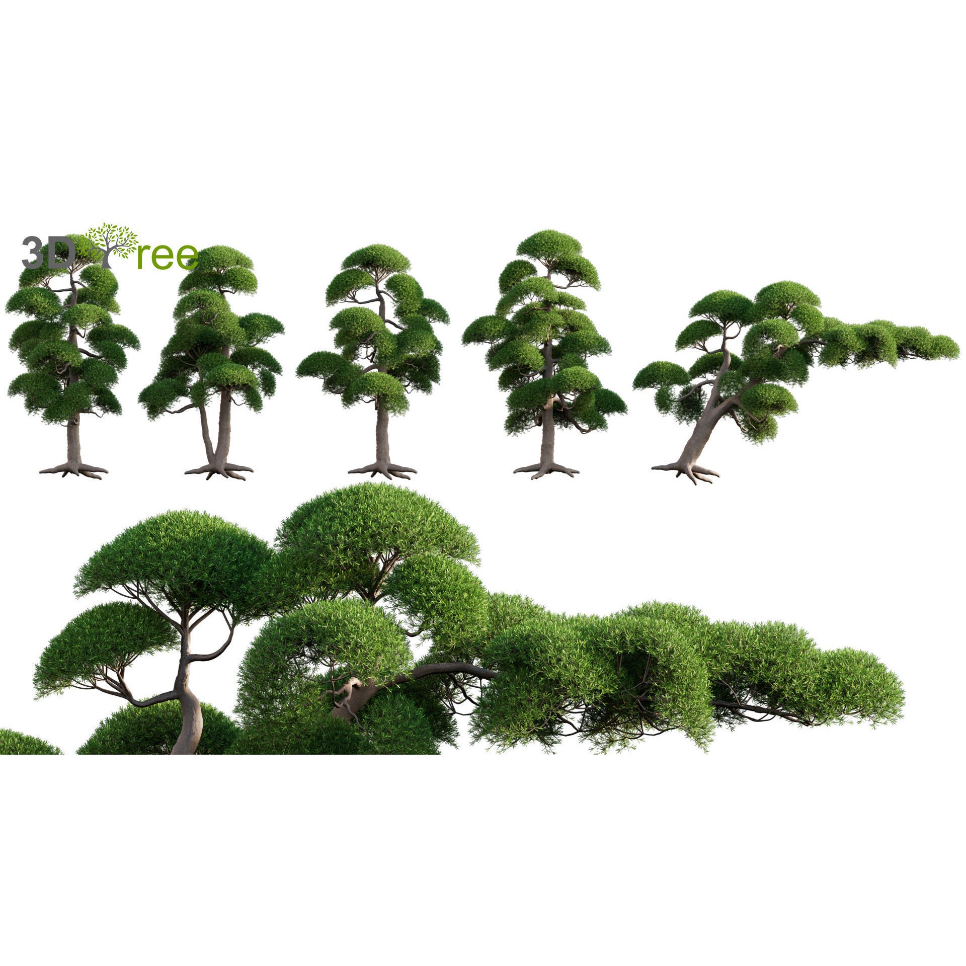 Japanese Garden - Low-Poly Game-Ready 3D Model - View 18