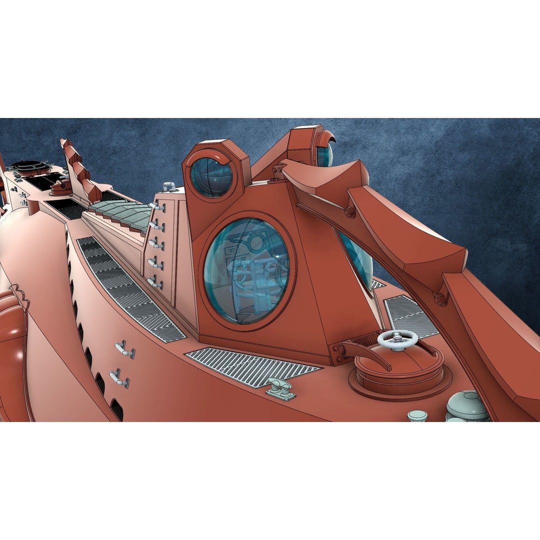 Nautilus 3D Model – High Poly Design for Illustrations, FBX, OBJ - View 5