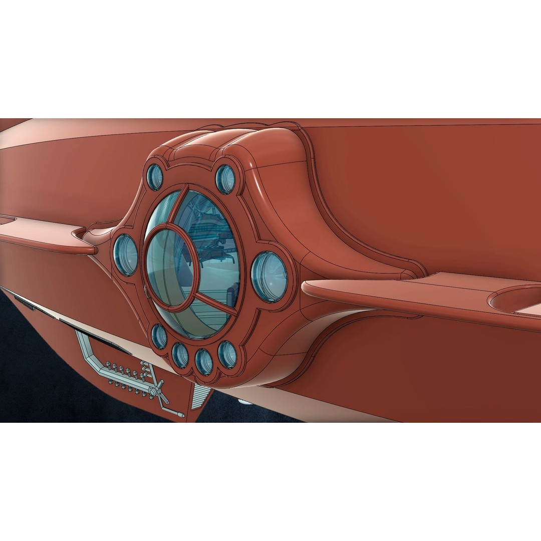 Nautilus 3D Model – High Poly Design for Illustrations, FBX, OBJ - View 6