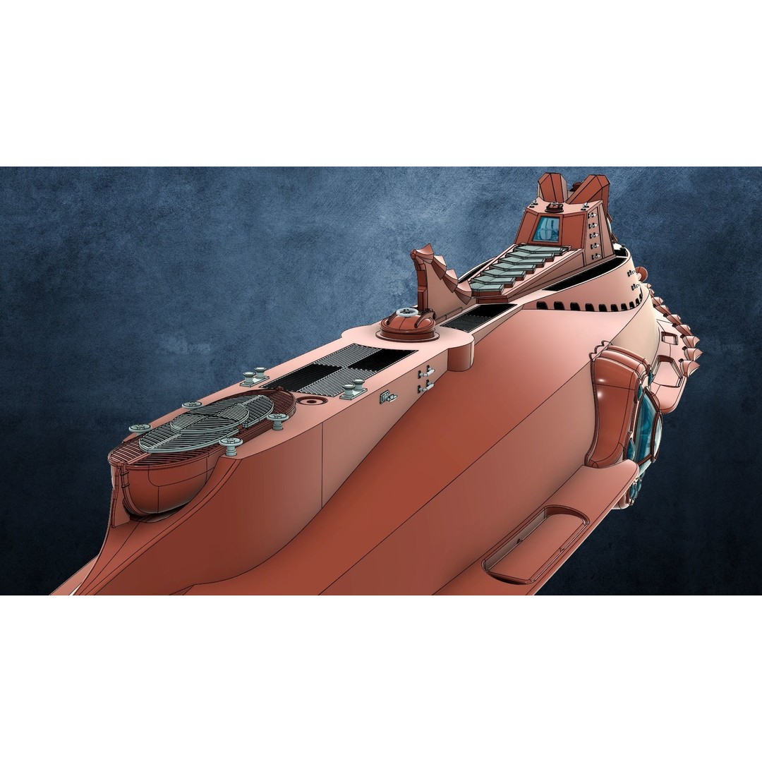 Nautilus 3D Model – High Poly Design for Illustrations, FBX, OBJ - View 7