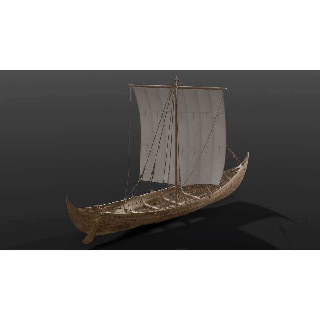 Boat 3D Model – Detailed Low-Poly Asset for Games and VR - View 16