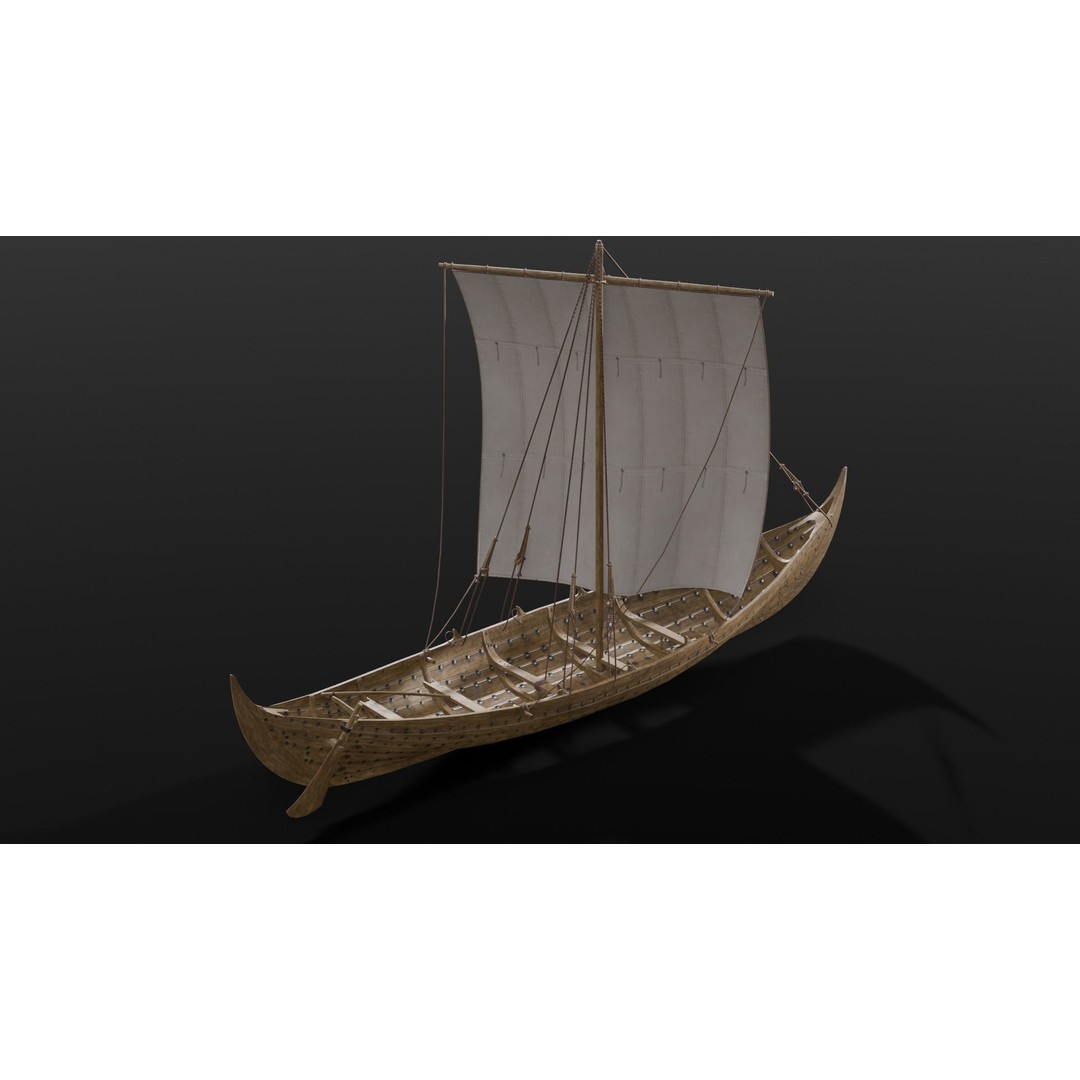 Boat 3D Model – Detailed Low-Poly Asset for Games and VR - View 18