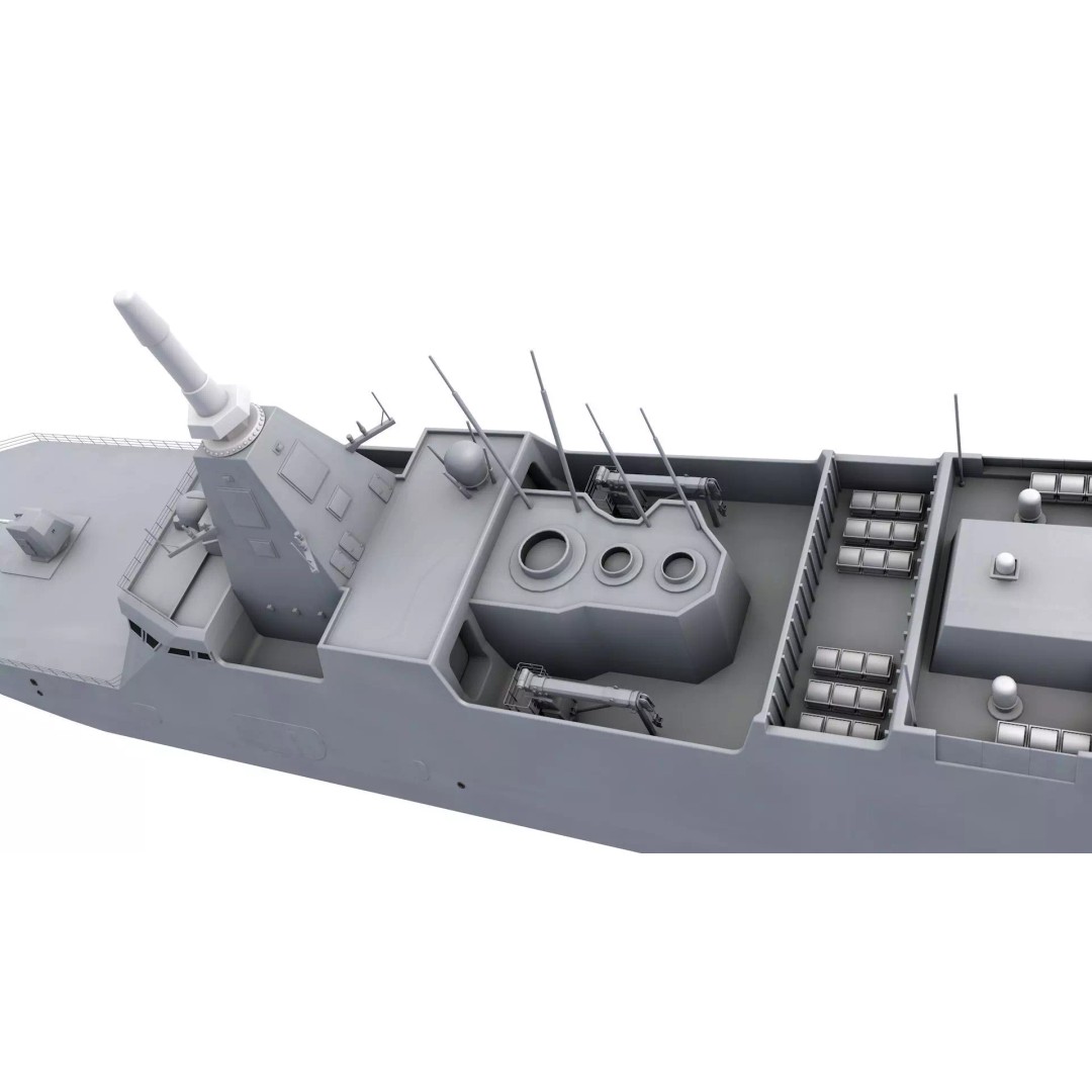 Mogami-class Frigate 3D Model – High Poly Game Asset, FBX, OBJ - View 9