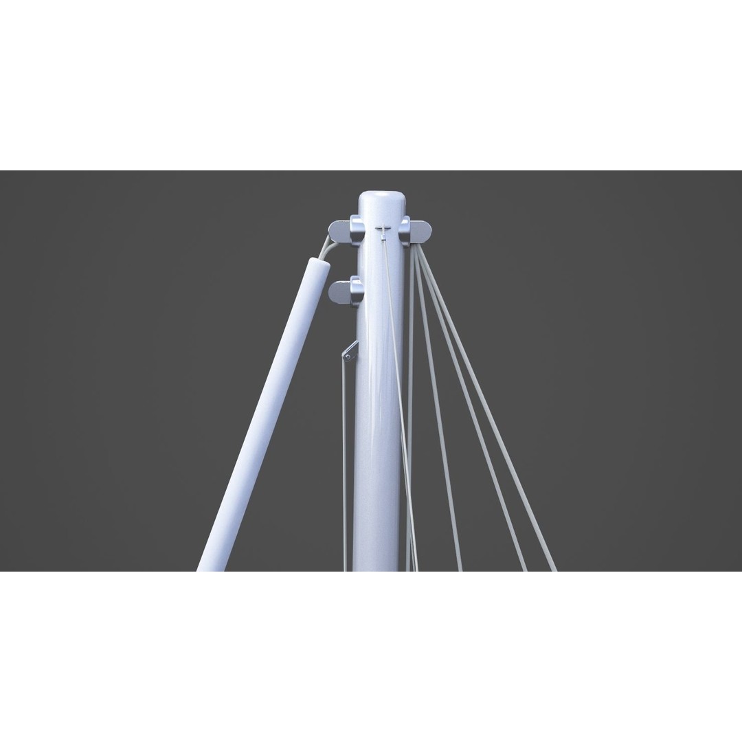 Photorealistic Yacht 3D Model – Luxury Vessel, FBX, OBJ, Animation Ready - View 21