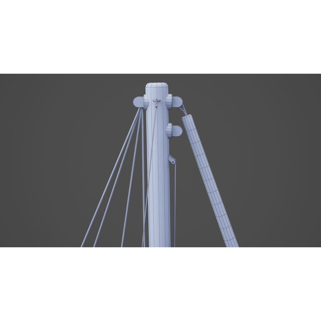 Photorealistic Yacht 3D Model – Luxury Vessel, FBX, OBJ, Animation Ready - View 33