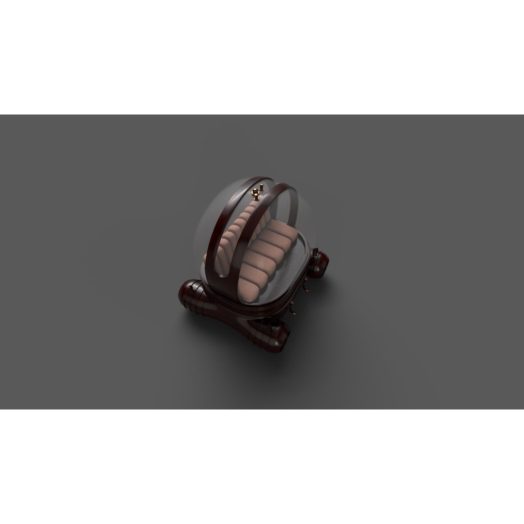 Personal Submersible 3D Model – Realistic Low Poly Watercraft, FBX - View 8