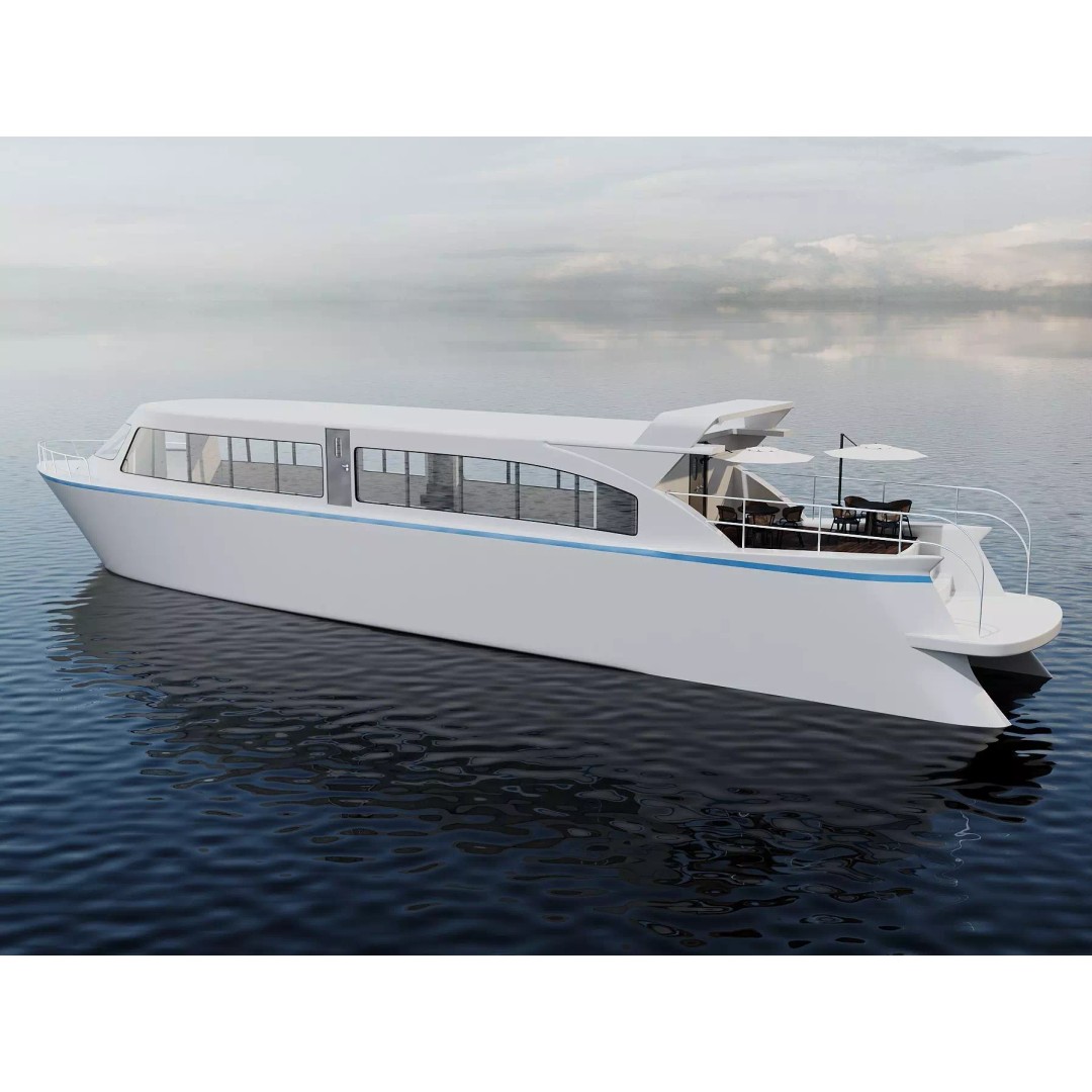 Modern Passenger Ferry 3D Model – Sleek Design, PBR Textures, FBX - View 8