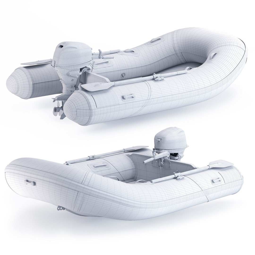 YAM 310S Boat 3D Model – Realistic High Poly Asset, FBX & More