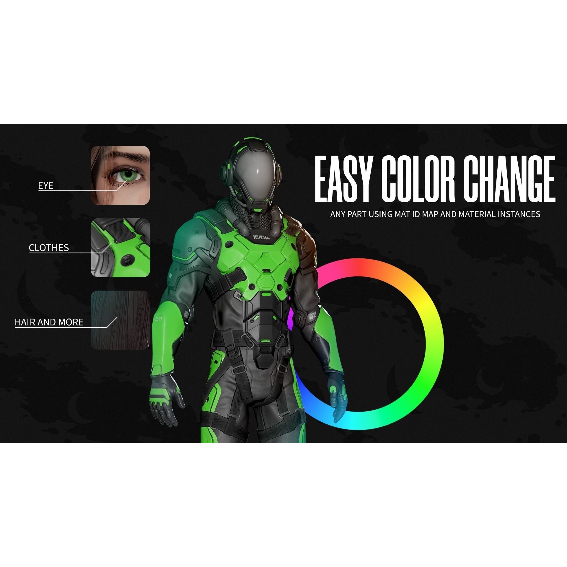 Stellar Trooper - Low-Poly Game-Ready 3D Model - View 10