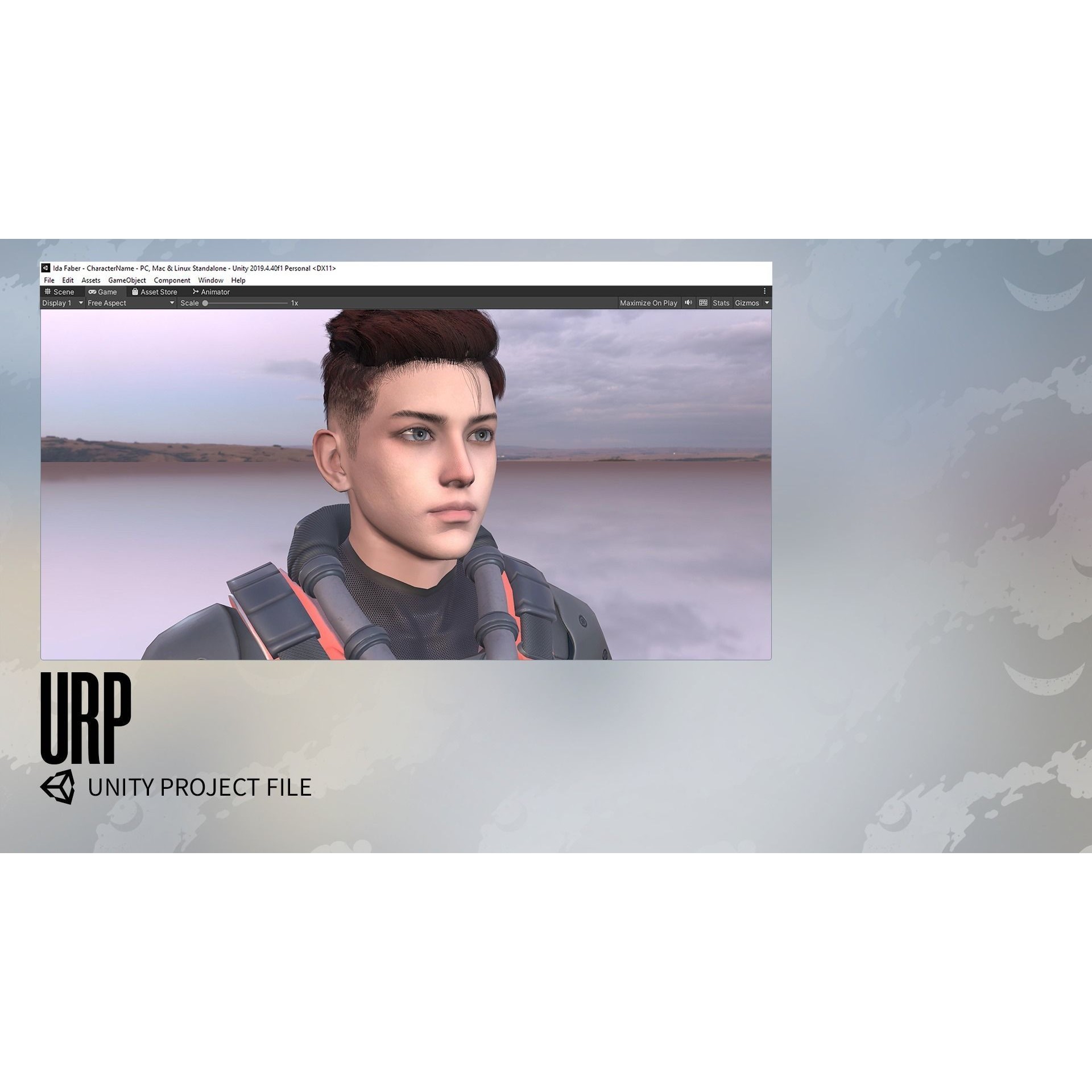 Stellar Trooper - Low-Poly Game-Ready 3D Model - View 28