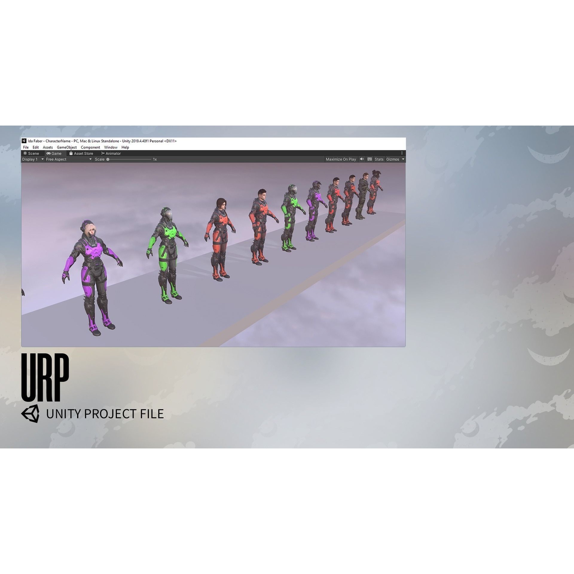 Stellar Trooper - Low-Poly Game-Ready 3D Model - View 31