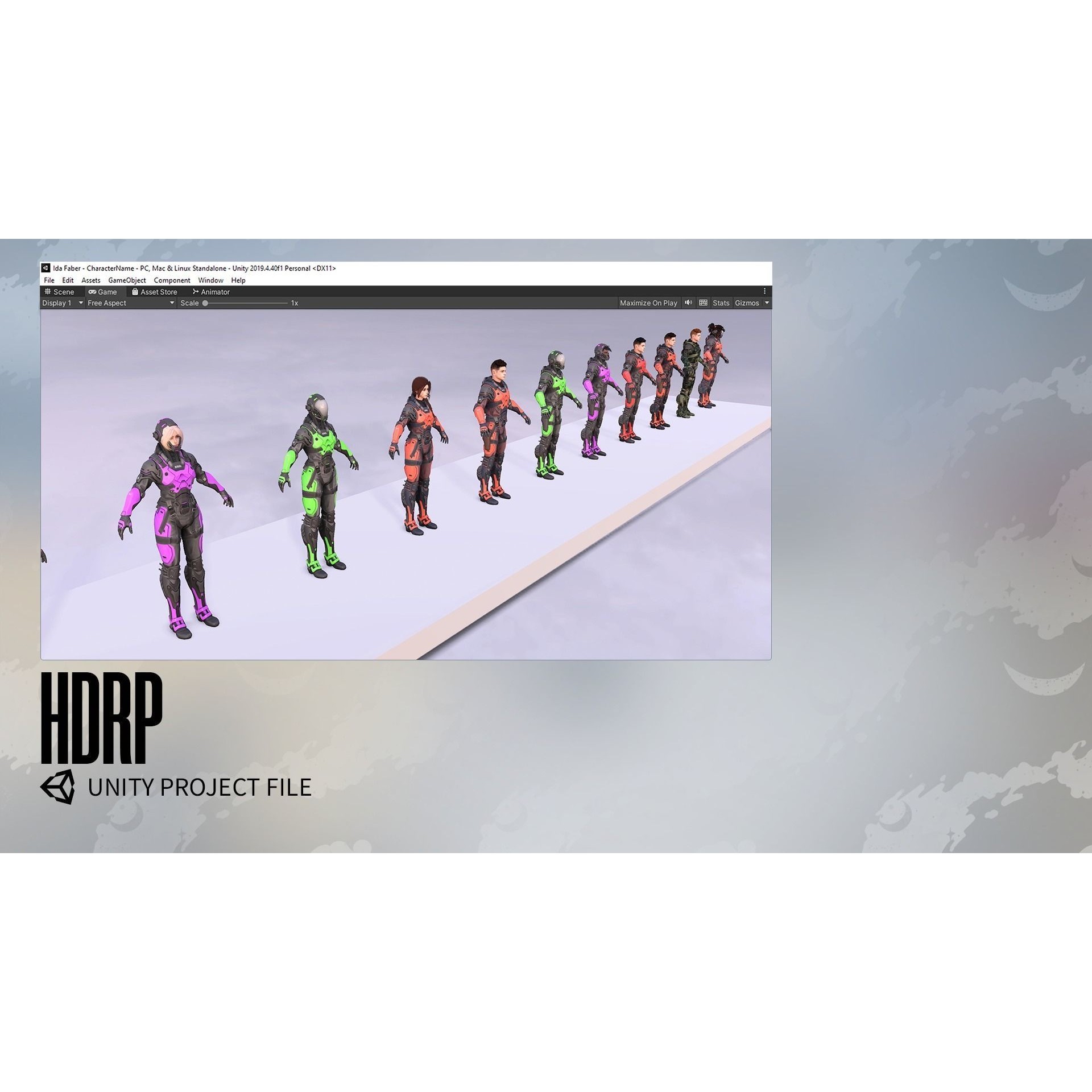 Stellar Trooper - Low-Poly Game-Ready 3D Model - View 32