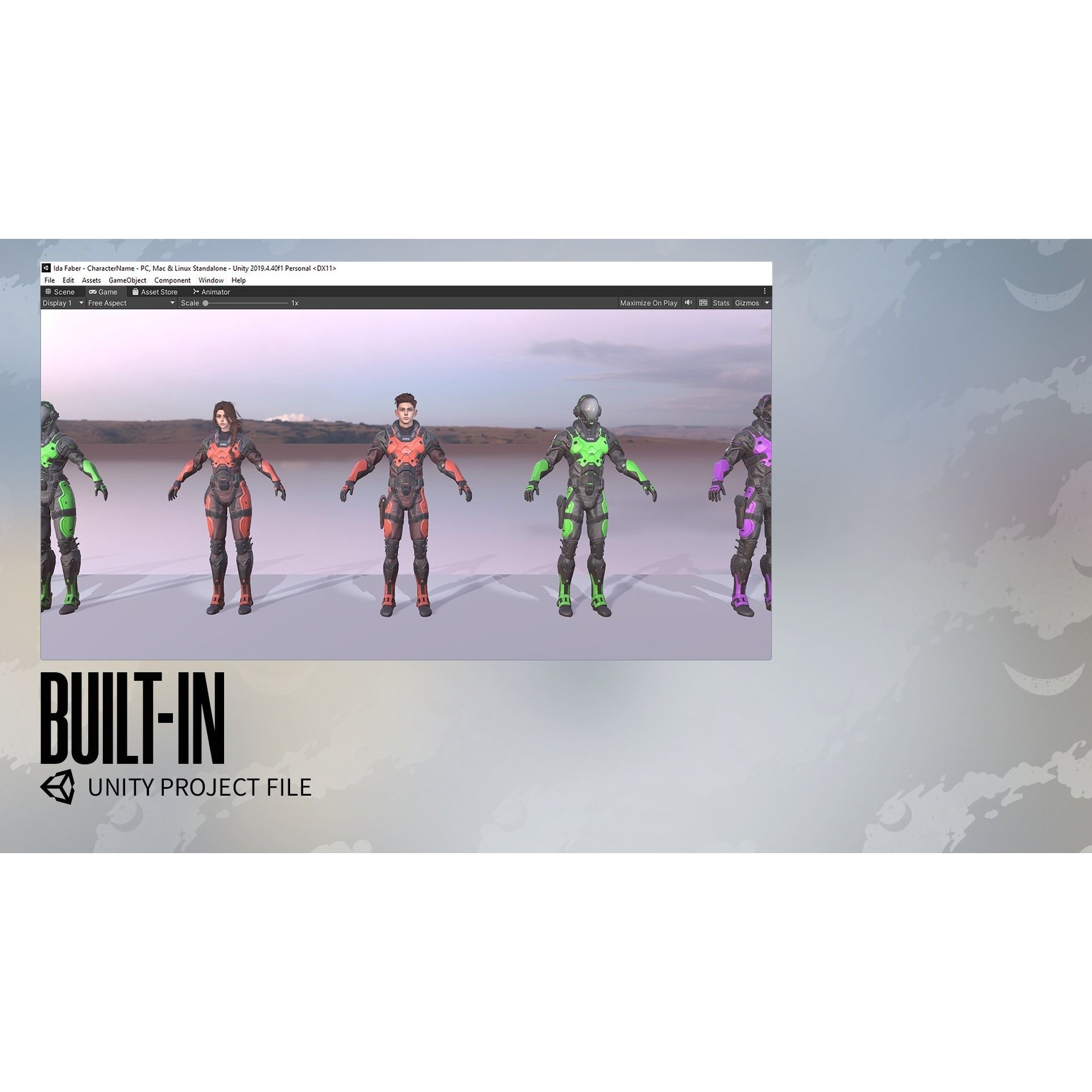 Stellar Trooper - Low-Poly Game-Ready 3D Model - View 33