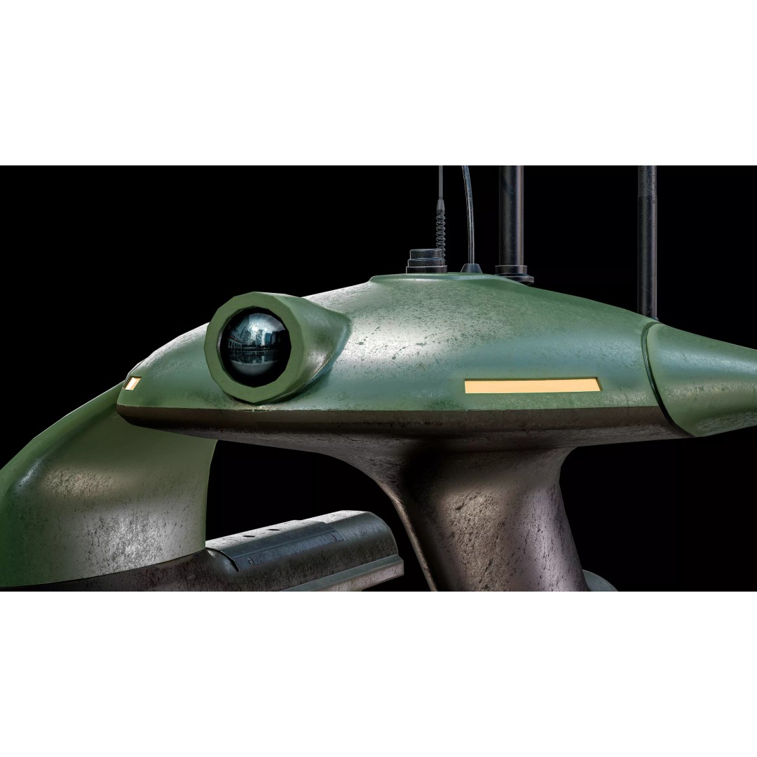 Sonobot 5 USV 3D Model – Low Poly Military Surface Drone, FBX - View 19