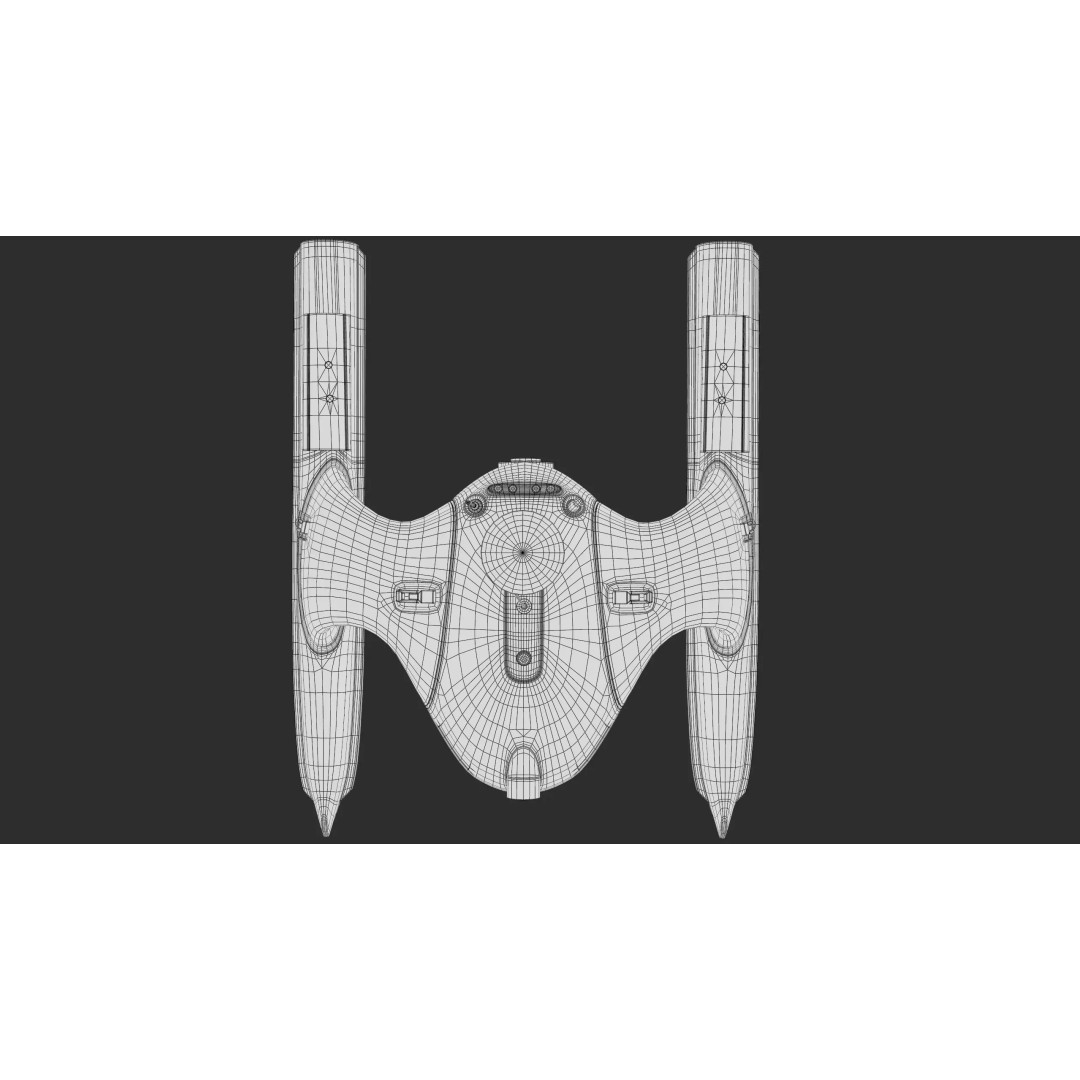 Sonobot 5 USV 3D Model – Low Poly Military Surface Drone, FBX - View 33