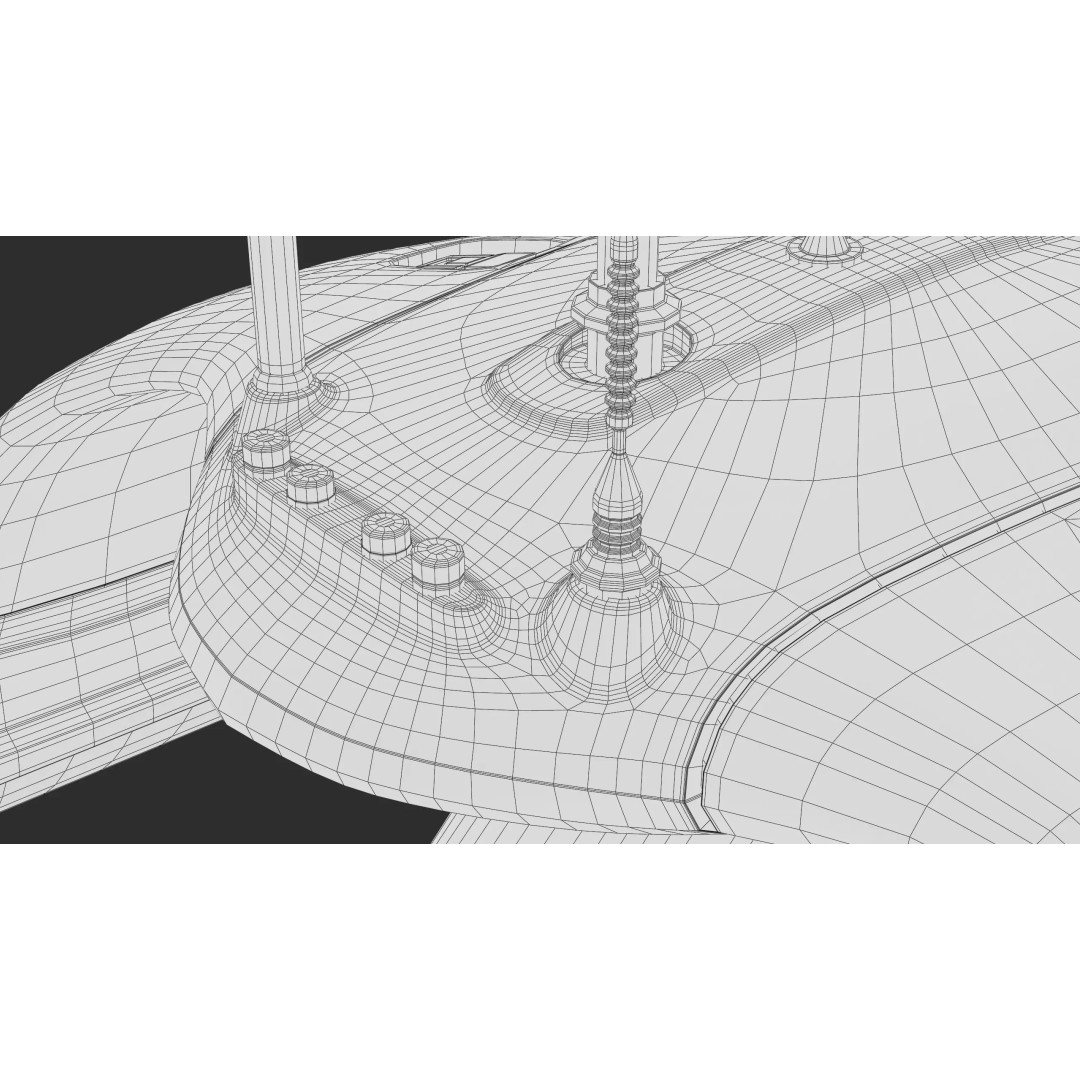 Sonobot 5 USV 3D Model – Low Poly Military Surface Drone, FBX - View 34