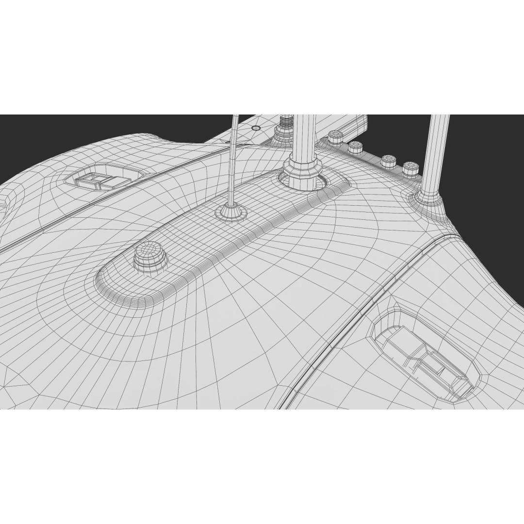 Sonobot 5 USV 3D Model – Low Poly Military Surface Drone, FBX - View 35