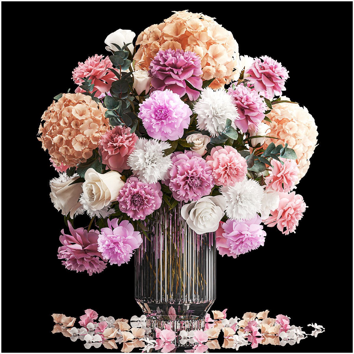 Collection of Flower Bouquets - Game-Ready 3D Model - View 12
