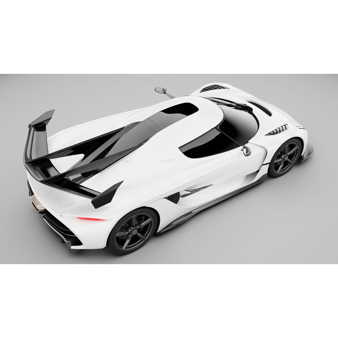 2021 Koenigsegg Jesko 3D Model – High Poly Game-Ready Asset, PBR - View 7