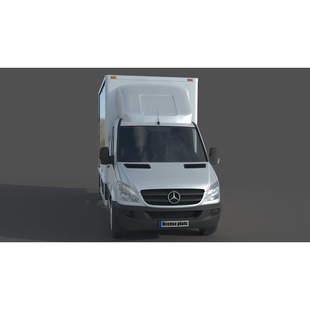 Mercedes Benz Sprinter 316 CDI 3D Model – High Poly Vehicle, FBX, OBJ - View 5
