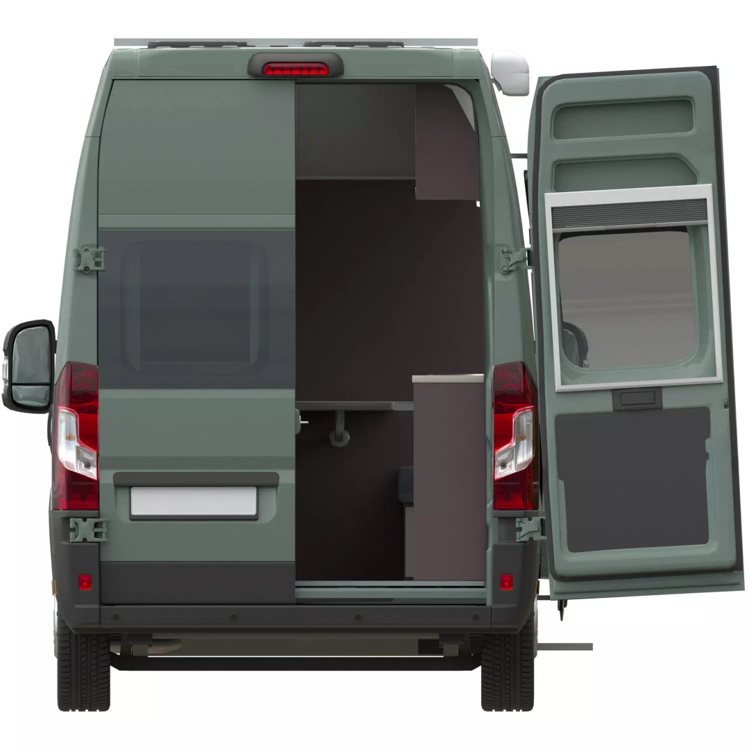 Camper Van L4H3 3D Model – Detailed Vehicle for Archviz and Animation - View 10