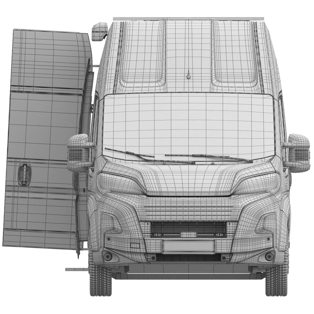 Camper Van L4H3 3D Model – Detailed Vehicle for Archviz and Animation - View 18