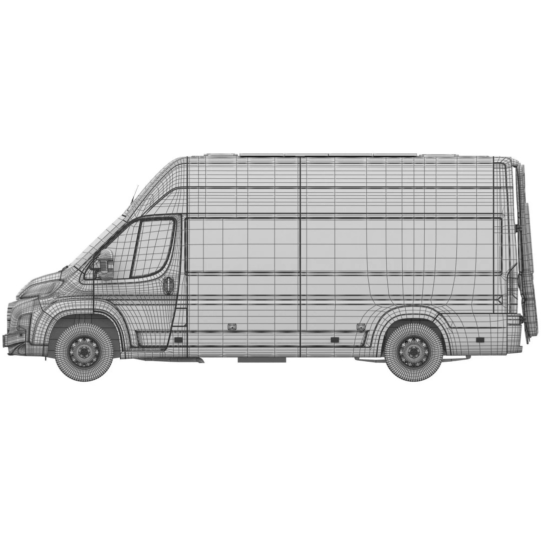 Camper Van L4H3 3D Model – Detailed Vehicle for Archviz and Animation - View 21