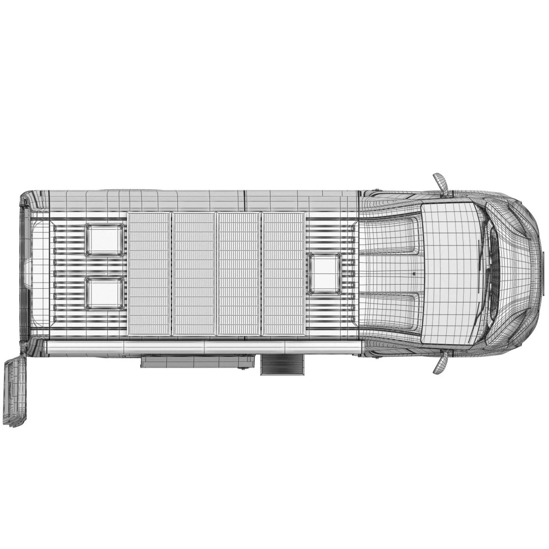 Camper Van L4H3 3D Model – Detailed Vehicle for Archviz and Animation - View 22