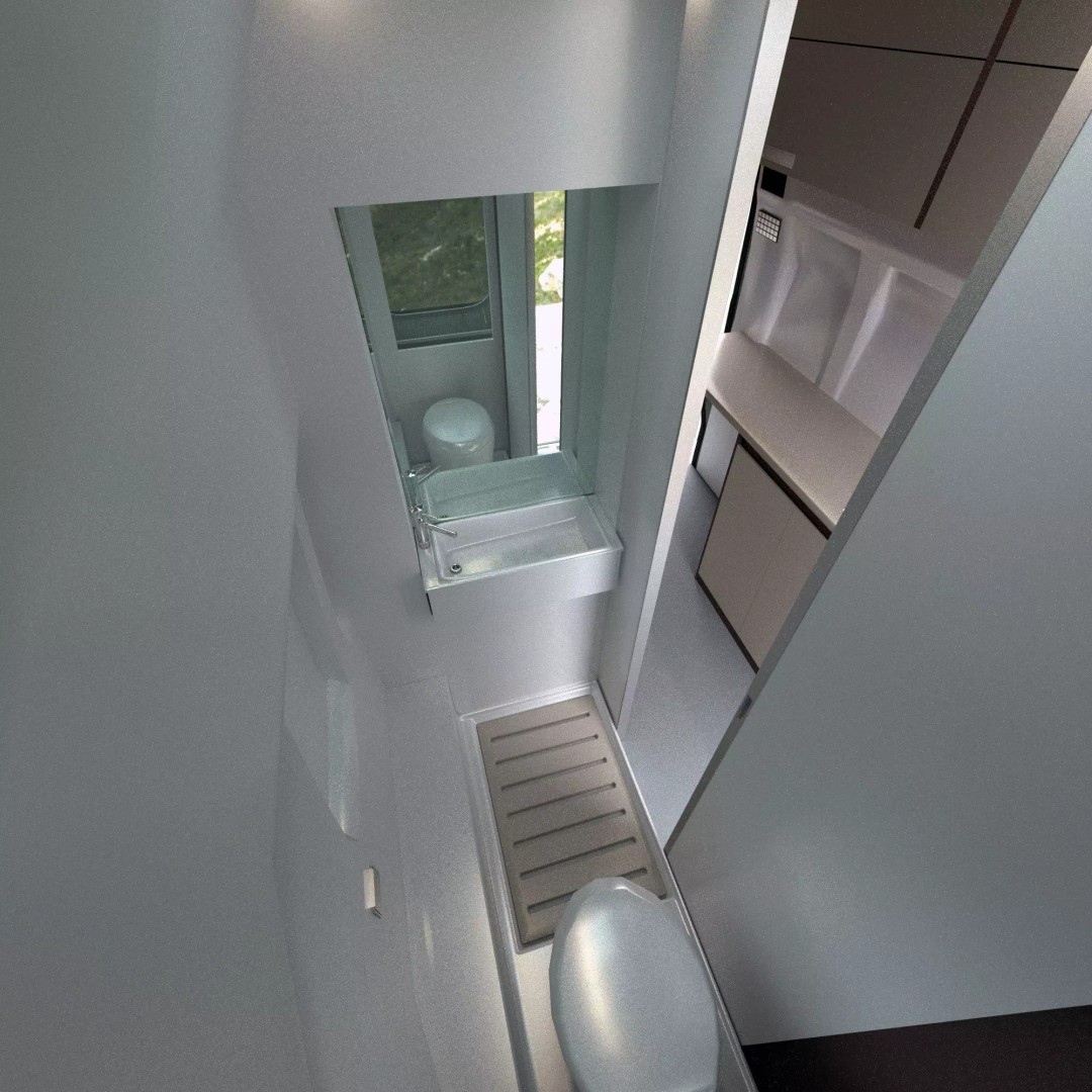 Camper Van L4H3 3D Model – Detailed Vehicle for Archviz and Animation - View 25