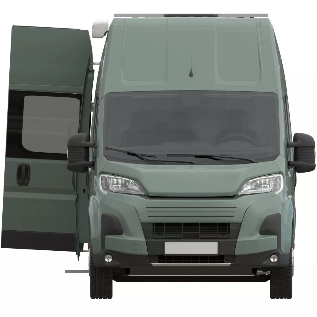 Camper Van L4H3 3D Model – Detailed Vehicle for Archviz and Animation - View 9