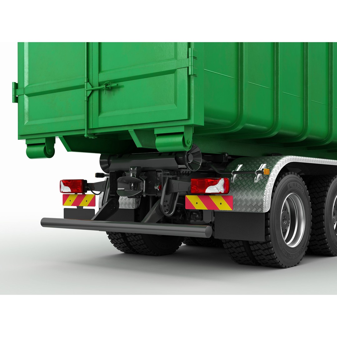 Multilift Truck 3D Model – Detailed Low Poly Vehicle, FBX, OBJ - View 16