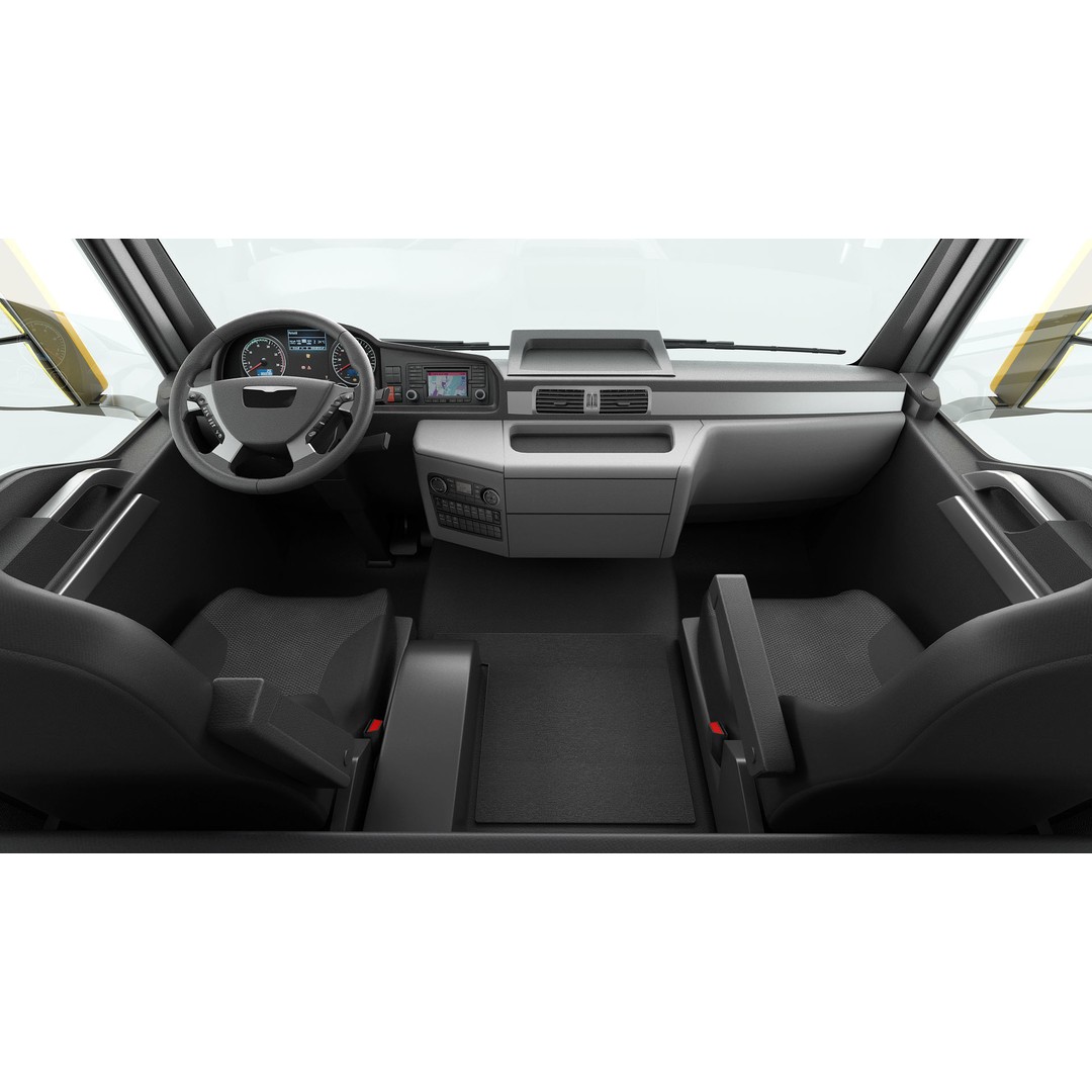 Multilift Truck 3D Model – Detailed Low Poly Vehicle, FBX, OBJ - View 21