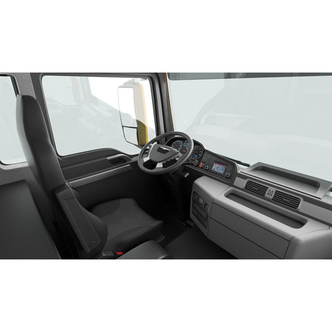 Multilift Truck 3D Model – Detailed Low Poly Vehicle, FBX, OBJ - View 22