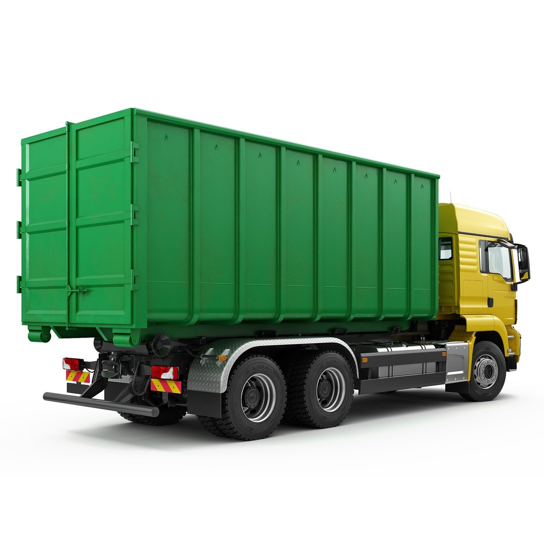 Multilift Truck 3D Model – Detailed Low Poly Vehicle, FBX, OBJ - View 9