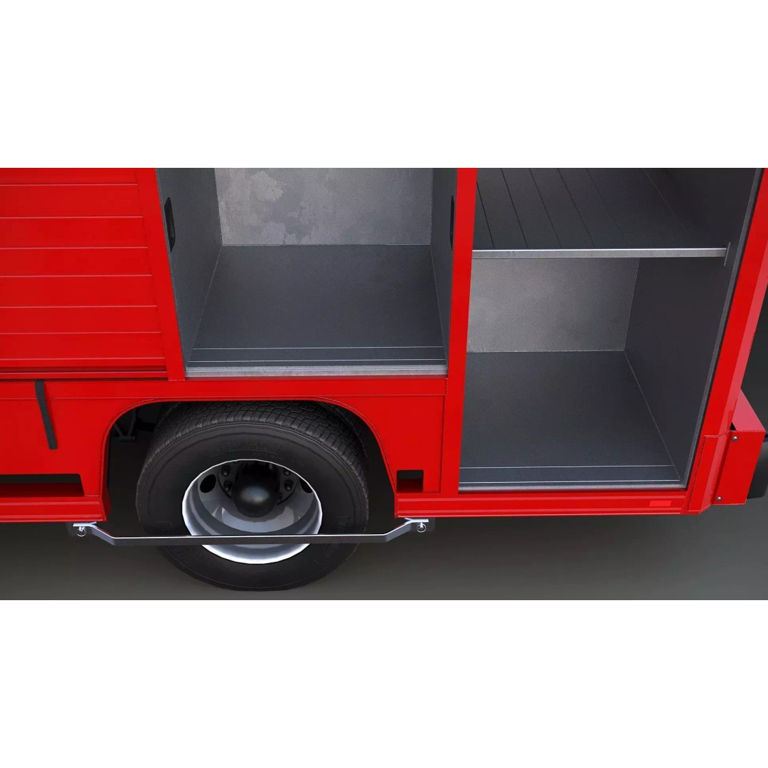 Freightliner M2 106 Beverage Truck 3D Model – Low Poly Game Asset, FBX - View 21