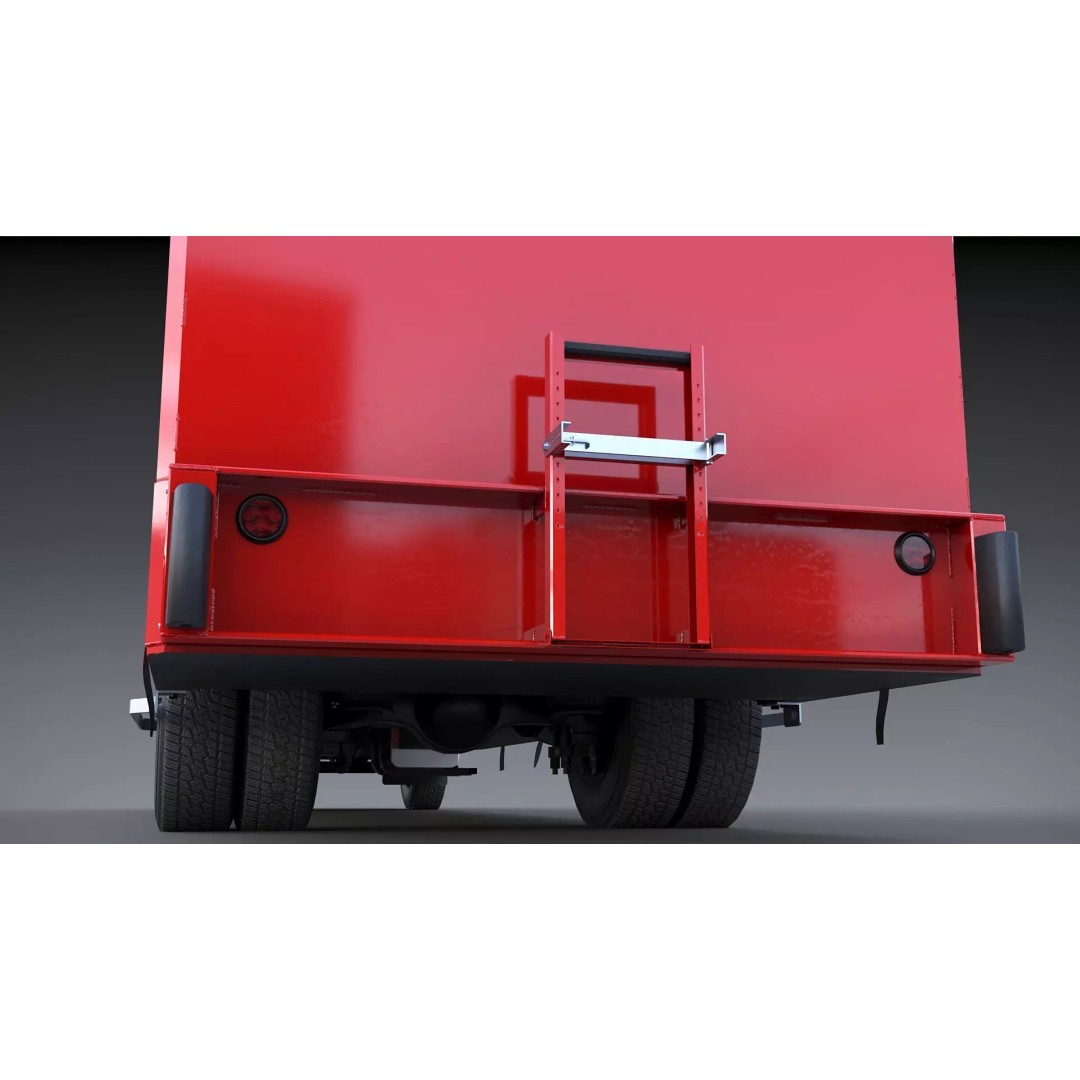 Freightliner M2 106 Beverage Truck 3D Model – Low Poly Game Asset, FBX - View 25
