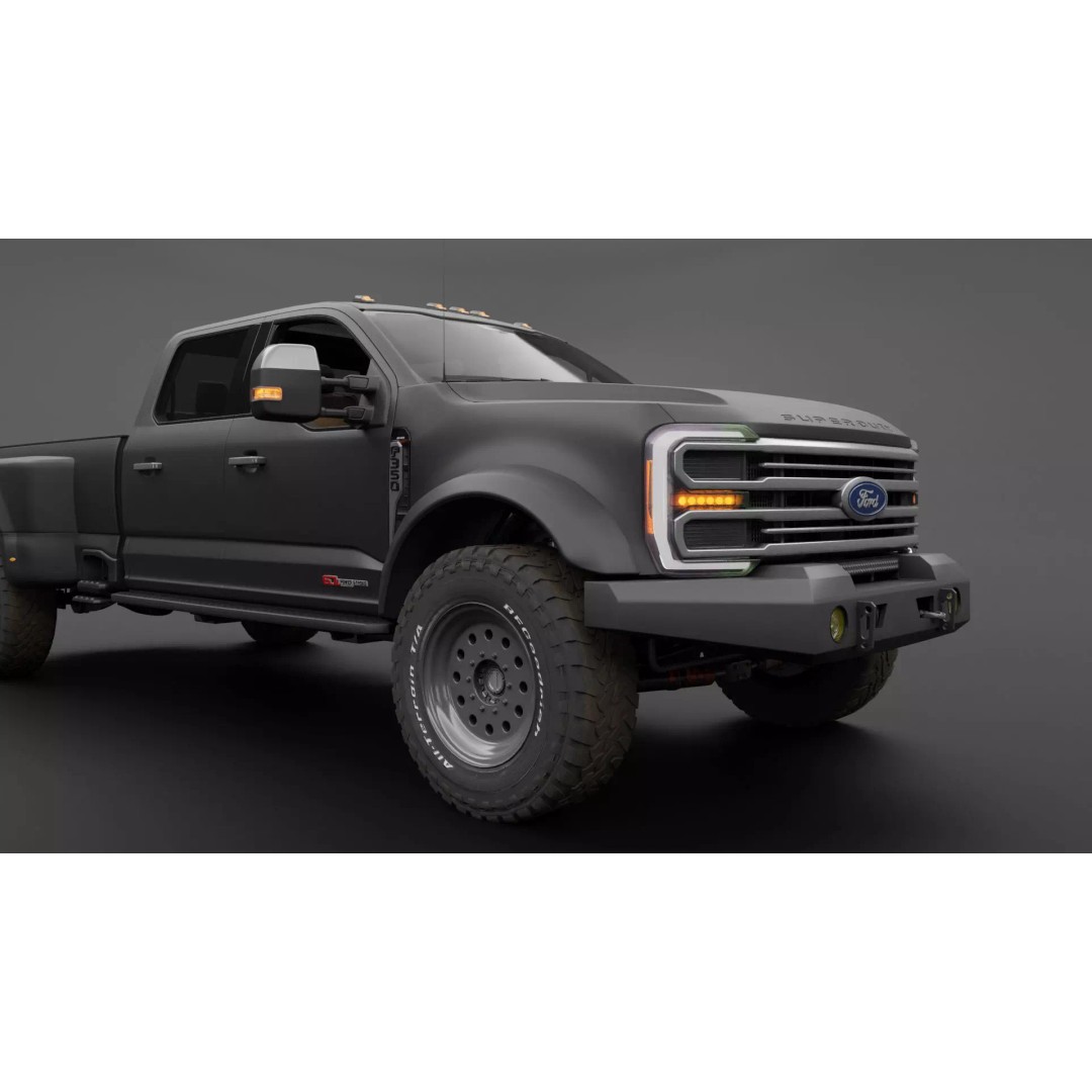 Ford F350 – F550 Super Duty Dually 3D Model – High Poly, PBR Textures, FBX