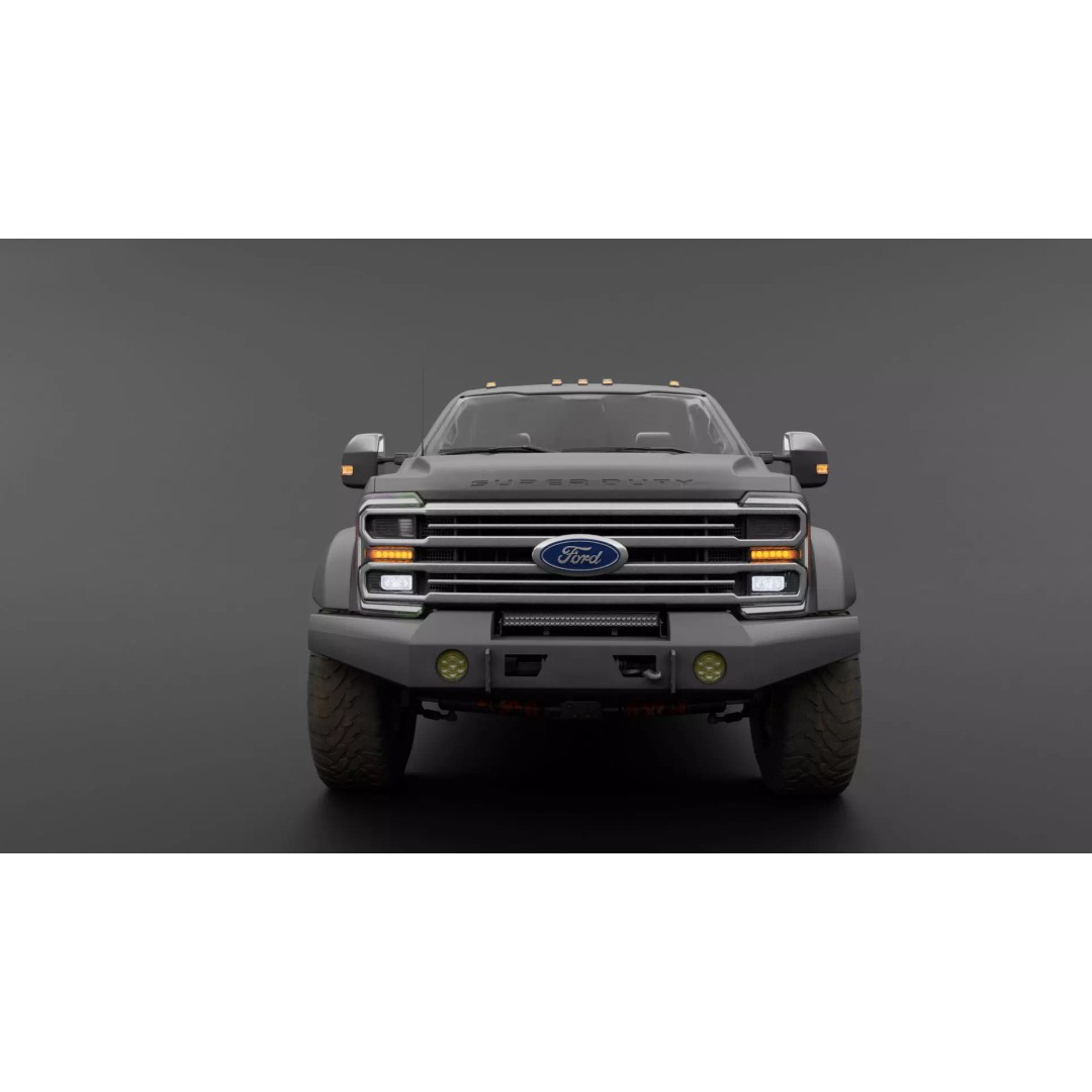 Ford F350 – F550 Super Duty Dually 3D Model – High Poly, PBR Textures, FBX - View 12