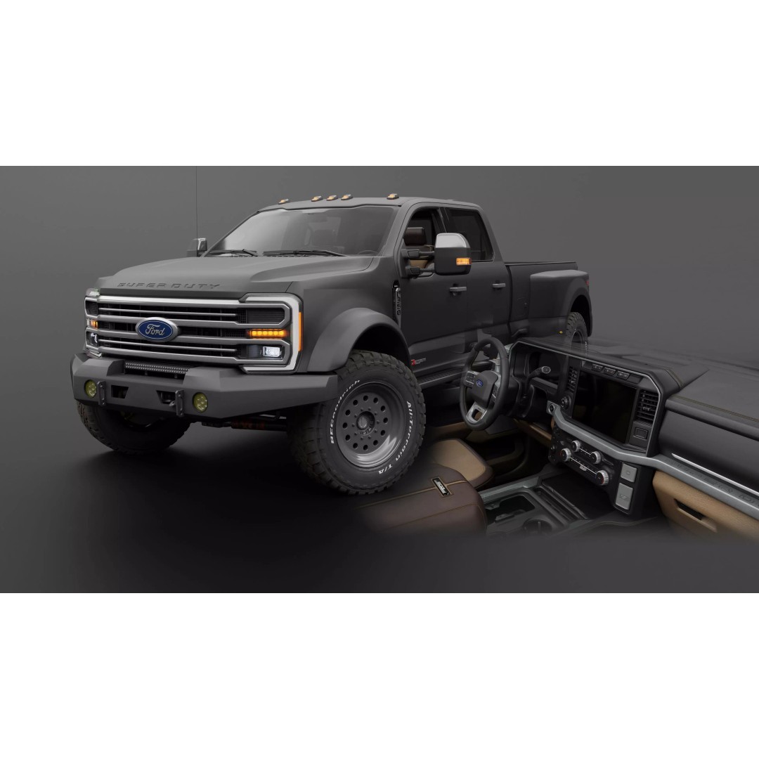 Ford F350 – F550 Super Duty Dually 3D Model – High Poly, PBR Textures, FBX - View 2