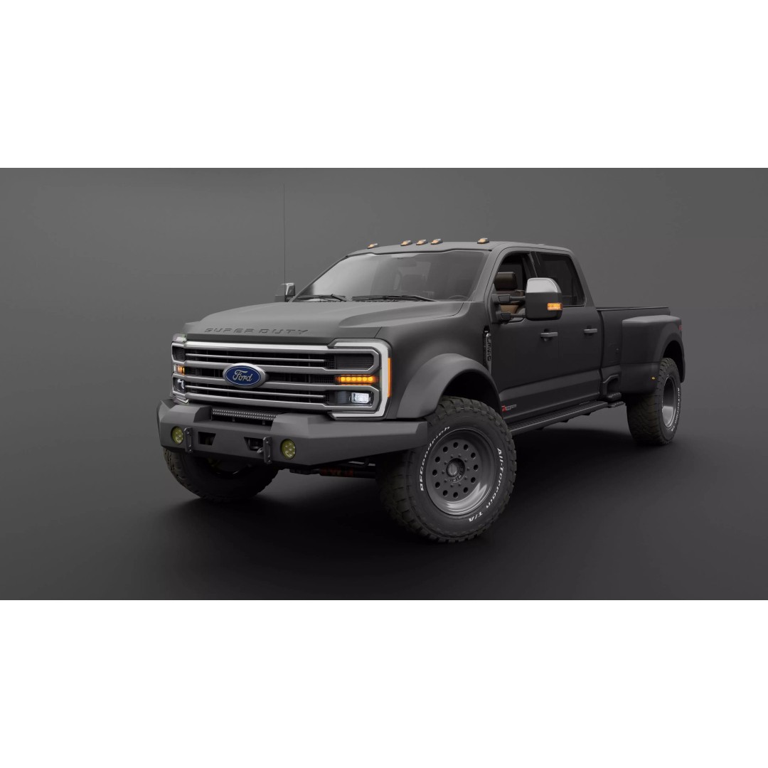 Ford F350 – F550 Super Duty Dually 3D Model – High Poly, PBR Textures, FBX - View 3