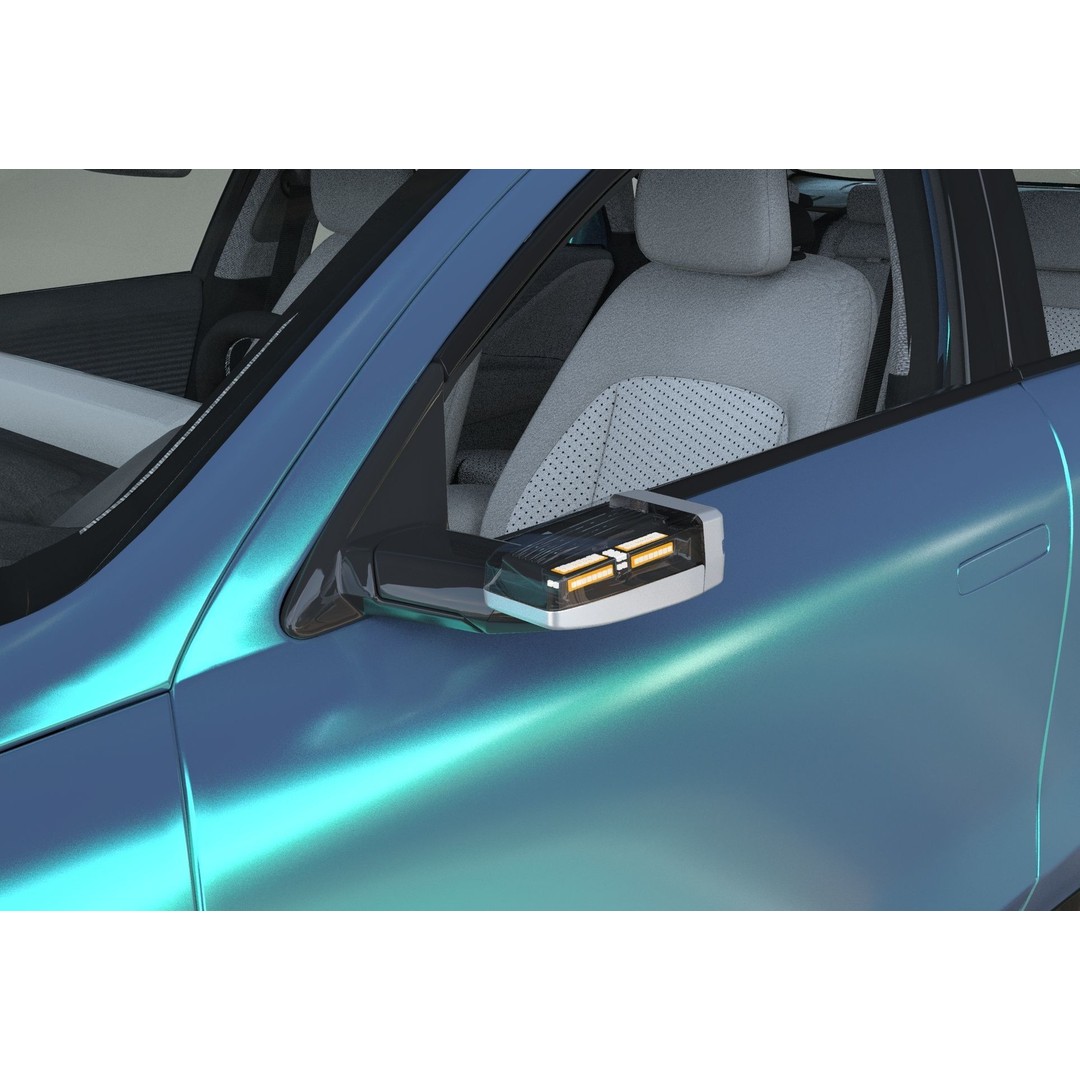 Hyundai Ioniq 6 3D Model – High Poly Sport Sedan, FBX, OBJ, Blender - View 11
