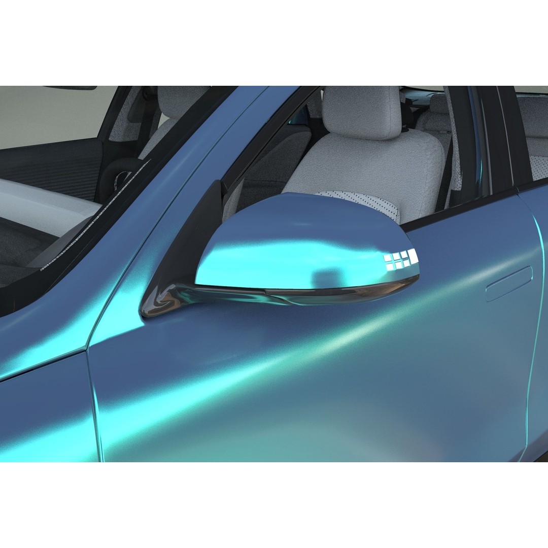 Hyundai Ioniq 6 3D Model – High Poly Sport Sedan, FBX, OBJ, Blender - View 12